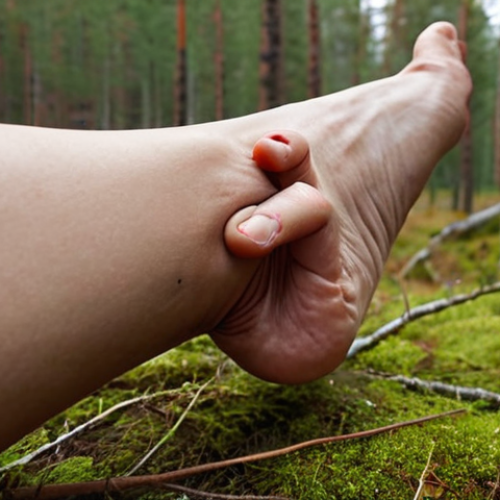 **Prompt 1: The Extended Threat in Nature**
    "A detailed close-up of a human leg or hand with a small tick visibly crawling on the skin. The background subtly blurs into a lush, green Swedish forest, suggesting an unseasonably mild late autumn or early winter day. The lighting is soft but clear, emphasizing the small, unassuming threat. The overall mood conveys a sense of quiet unease and the changing boundaries of nature, reflecting the extended tick season and new health risks in familiar Nordic landscapes."