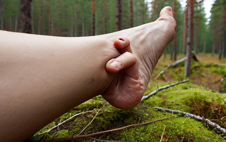 **Prompt 1: The Extended Threat in Nature**
"A detailed close-up of a human leg or hand with a small tick visibly crawling on the skin. The background subtly blurs into a lush, green Swedish forest, suggesting an unseasonably mild late autumn or early winter day. The lighting is soft but clear, emphasizing the small, unassuming threat. The overall mood conveys a sense of quiet unease and the changing boundaries of nature, reflecting the extended tick season and new health risks in familiar Nordic landscapes."
